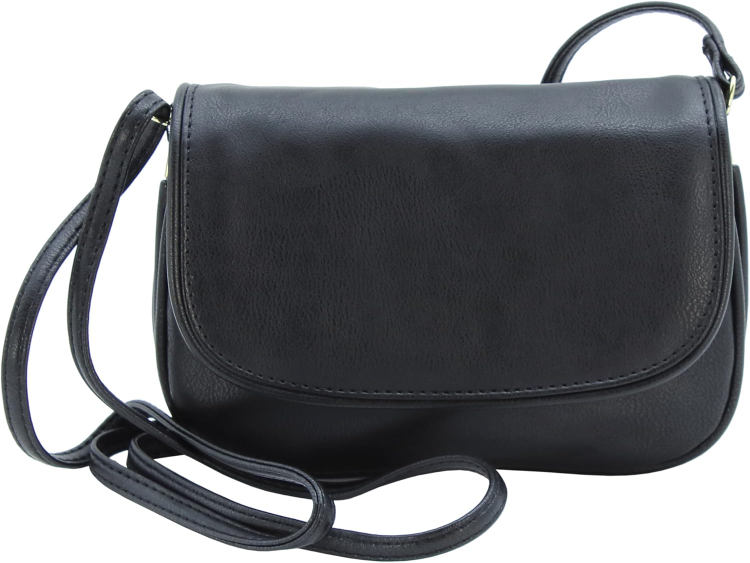 JENNIFER JONES - Grote modieuze dameshandtas - Crossbody schoudertas met studs - Zwart XL
