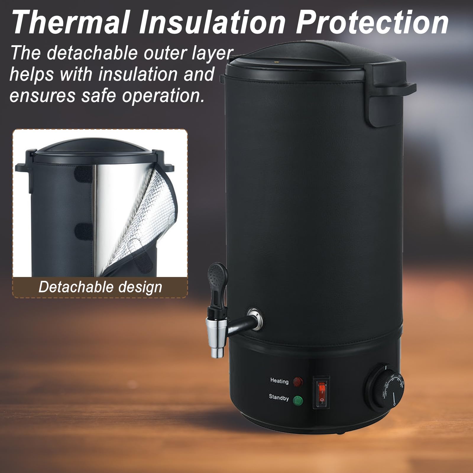 Kamanan 8L Wachsschmelztopf für DIY Kerzenherstellung Set,Elektrischer Wachsschmelzer 30–110°C Einstellbar,Schnelle Heizung Kerzenwachs Schmelztopf,Schmelztopf Kerzenwachs,Zuhause & Gewerbe