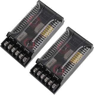 Ejoyous Auto Frequenzweiche 2 Wege, 12V Universal Auto Lautsprecher Frequenzteiler Auto Audio Frequenzweiche, für Richtigen und Klaren Klang zu Gewährleisten
