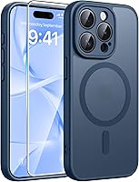 Vista 131 de FNTCASE - Funda para iPhone 15, iPhone 14 y iPhone 13, magnética, translúcida, fina y antigolpes, protección de grado militar, resistente a caídas