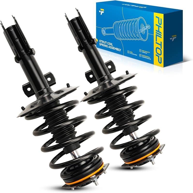 Conjunto de amortecedor e mola dianteiro PHILTOP 172231 para Chevrolet Uplander, Buick Terraza, Pontiac Montana SV6 e Saturn Relay – 2 unidades