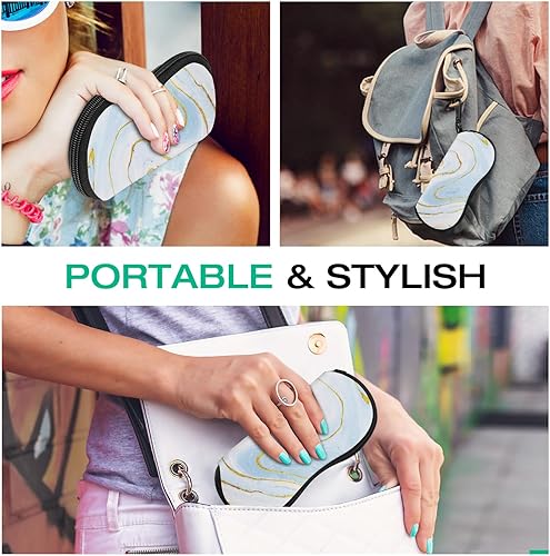 Miniatura 83 de MoKo - Estuche suave, ultra ligero, de neopreno, para lentes de sol, con cremallera y clip para cinturón