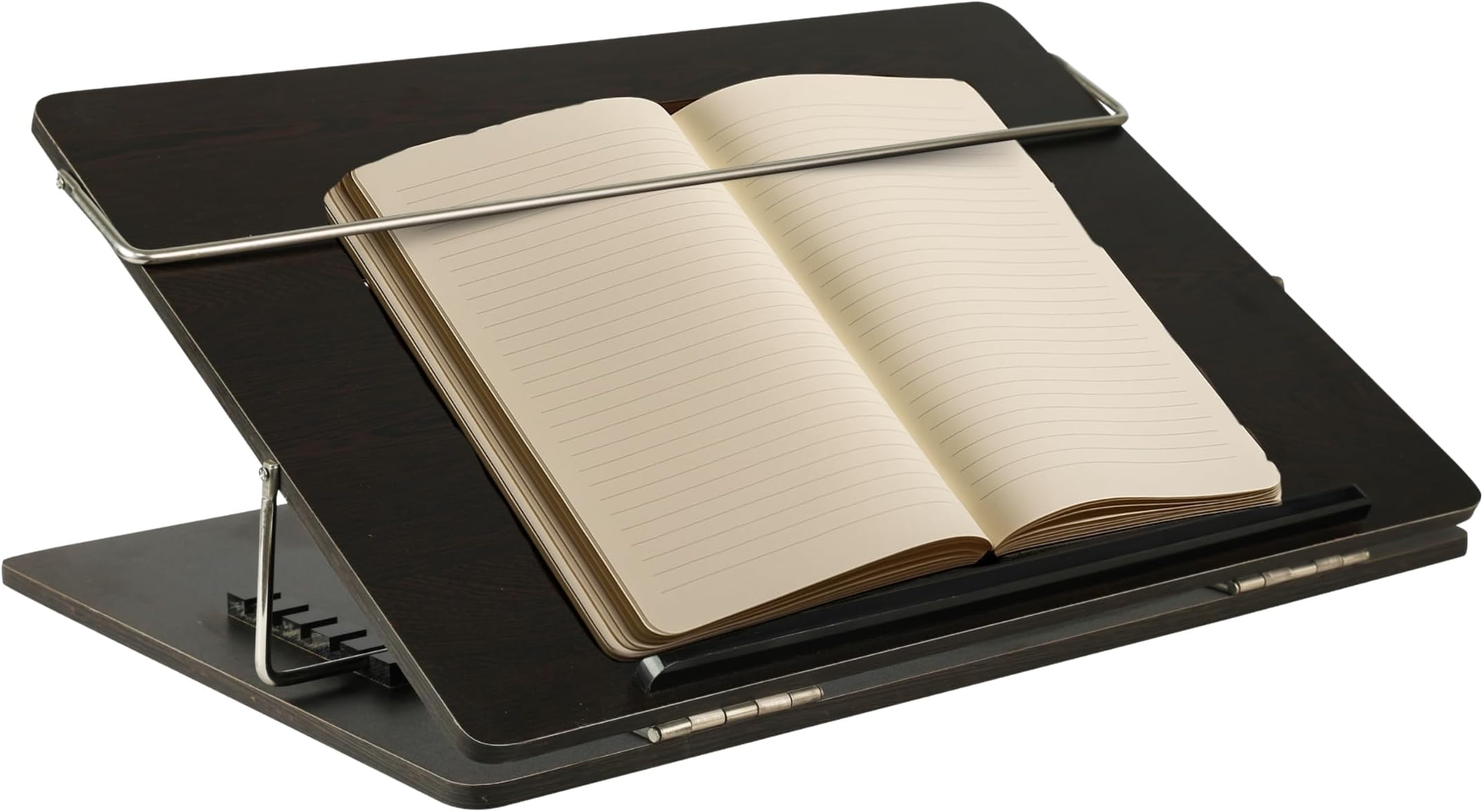 Sponsored Ad - Desk Organizer, 15 * 21 Wooden Table top for Laptop/Sketching/Writing Desktop Table - (Dark Brown Wooden) (15 * 21, Black)