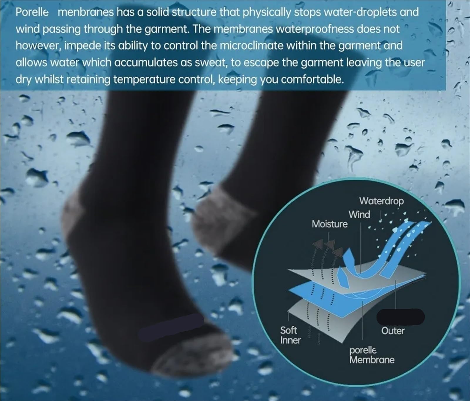 Wasserdichte Socken 2 Pairs Waterproof Socks for Men Warm Snow Thermal Sports Sock Snowboard Cycling Ski Bicycle Winter FüR Wie Laufen