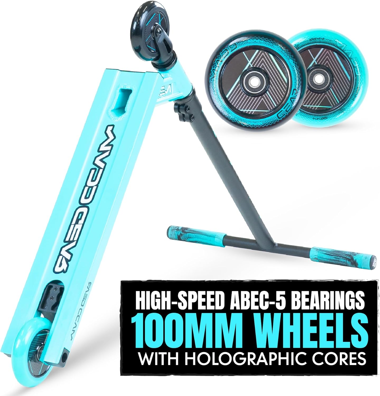 Pro Stunt Scooter - Lightweight Durable Trick Scooter for Skatepark and Street – Easy Assembly – Madd Gear MG1