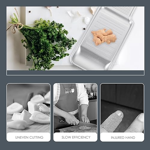 Miniatura 5 de CALLARON Herramienta de mano para cortar verduras, herramienta de limón Zester cítricos, ralladores profesionales de alimentos de cocina,