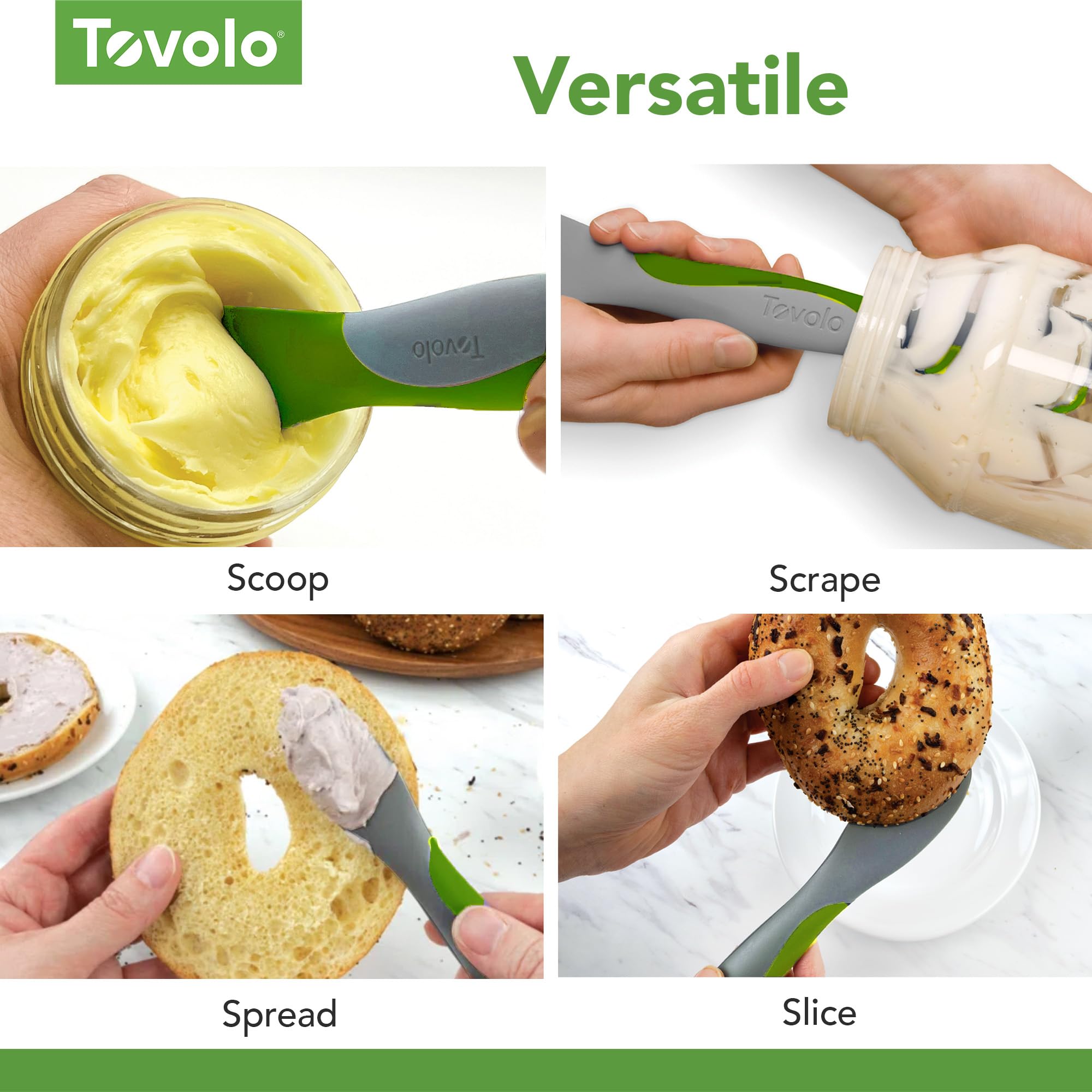 Tovolo Mini Scoop krojenie, rozprowadzanie i skrobanie, pesto