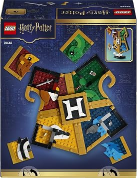LEGO Harry Potter Hogwarts Bina Arması 76462-12 Yaş ve Üzeri Kız ve Erkek Çocuklar için Binaları Temsil Eden Hayvanlar İçeren Yaratıcı Oyuncak Yapım Seti, Hediye Fikri (545 Parça)