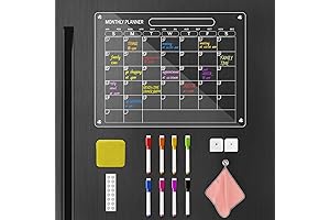 Acrylic Calendar and Dry Erase Planner for Your Organized Living Room