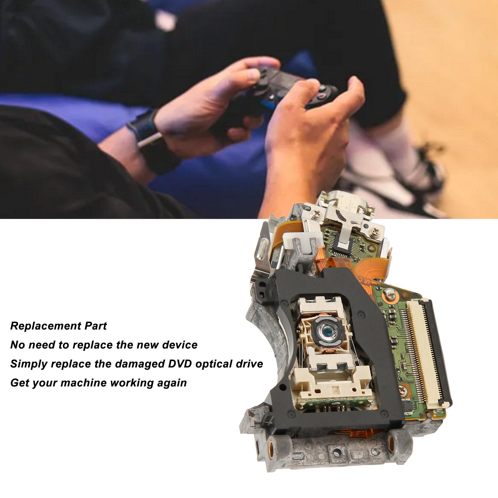 Vikye Replacement Disc Drive Lens for KES 400A KEM 400AAA Gaming Console Optical Drive Lens