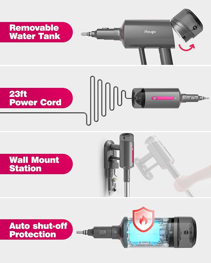 Amazon.com - Steam Mop for Floor Cleaning, 7in1 Handheld