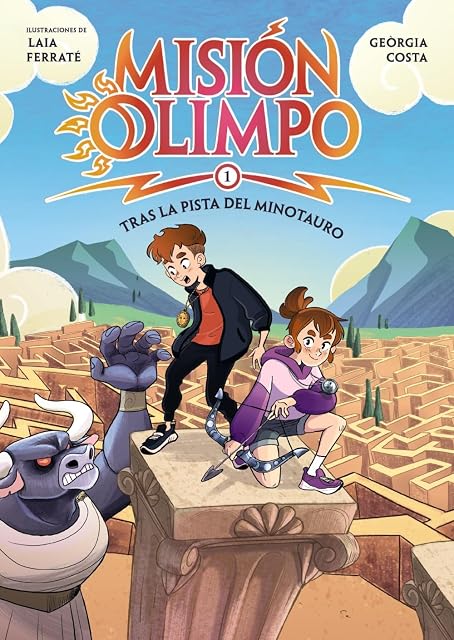 Portada de Misión Olimpo 1. Tras la Pista del Minotauro