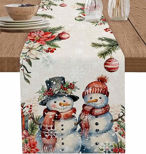 Miniatura 22 de Camino de mesa de gnomos de Acción de Gracias, calabazas azules, 48 pulgadas de largo, hojas de árbol de arce de otoño, camino de mesa auxiliar,