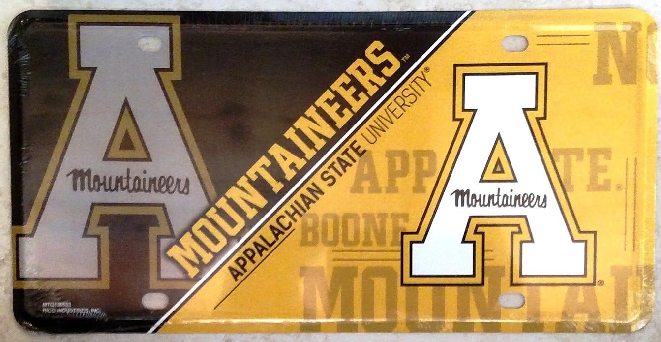 Appalachian State Mountaineers 130503 Metal License Plate Tag University of