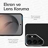 Teknoft Samsung Galaxy S26 Ultra için Karbon Serisi Şok Emici Ultra Güçlü Metalik Tuşlu ve Lens Çerçeveli Darbe Emici Karbon Fiber Görünümlü Silikon Kılıf (Siyah, Galaxy S26 Ultra)