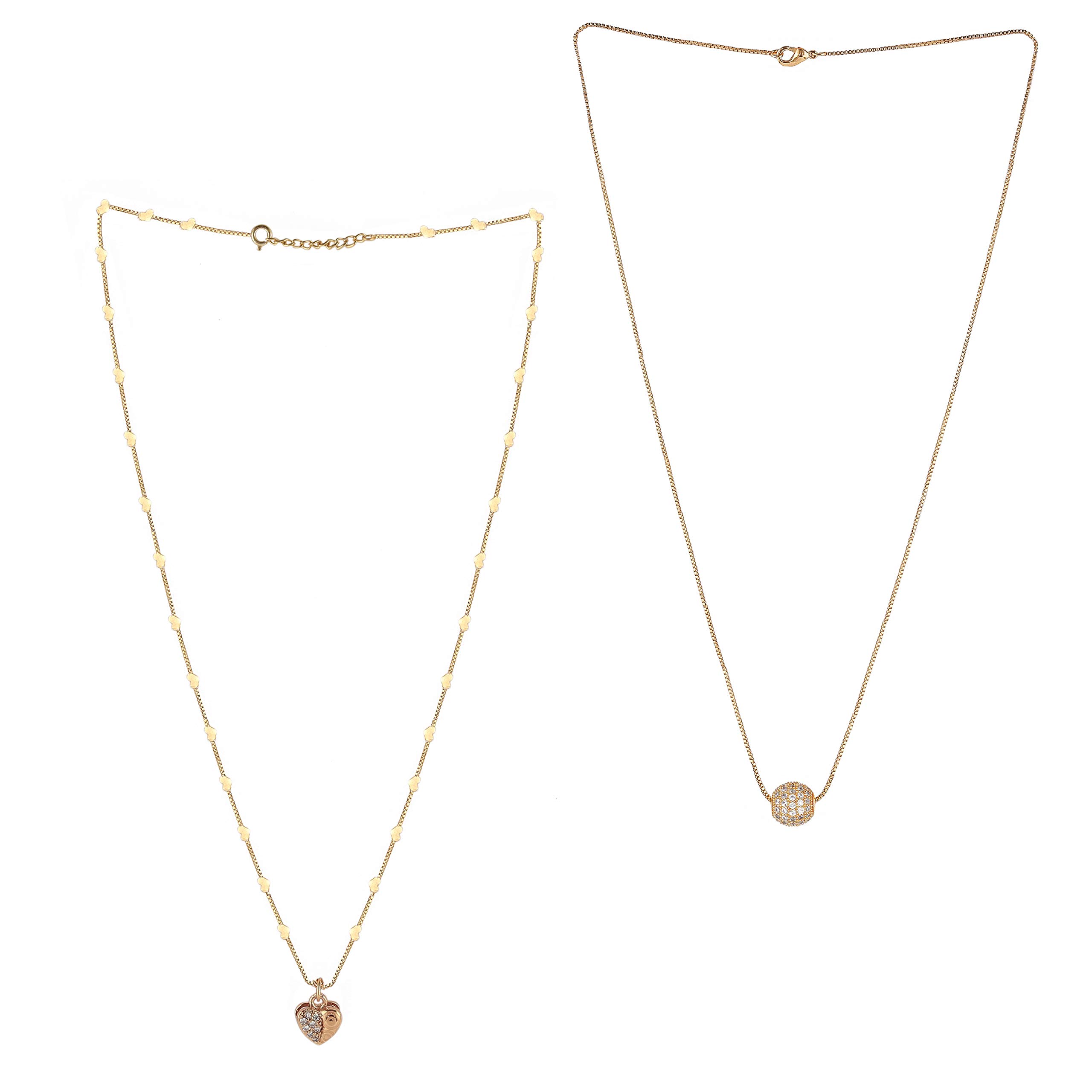 See full amazon price history chart for Brado Jewellery Gold Plated White American Diamond And One Love Heart Pendant With Love Heart Chain Combo Of 2 Necklace Golden Chain Pendant for Women and Girls Brado Jewellery Gold Plated White American Diamond And One Love Heart Pendant With Love Heart Chain Combo Of 2 Necklace Golden Chain Pendant for Women and Girls (B08R3J3FV9) Amazon Price History, Amazon Price Tracker
