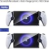 FDHYFGDY Sony PS5 Playstation Portal için Ekran Koruyucu Folyo Sert Cam 2 Adet [2 Adet] Sertlik Derecesi 9H, Çizilmez, Kabarcıksız, Parmak İzi Tutmaz, HD Koruma