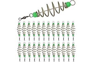 25-Piece Fishing Feeder Bait Cage