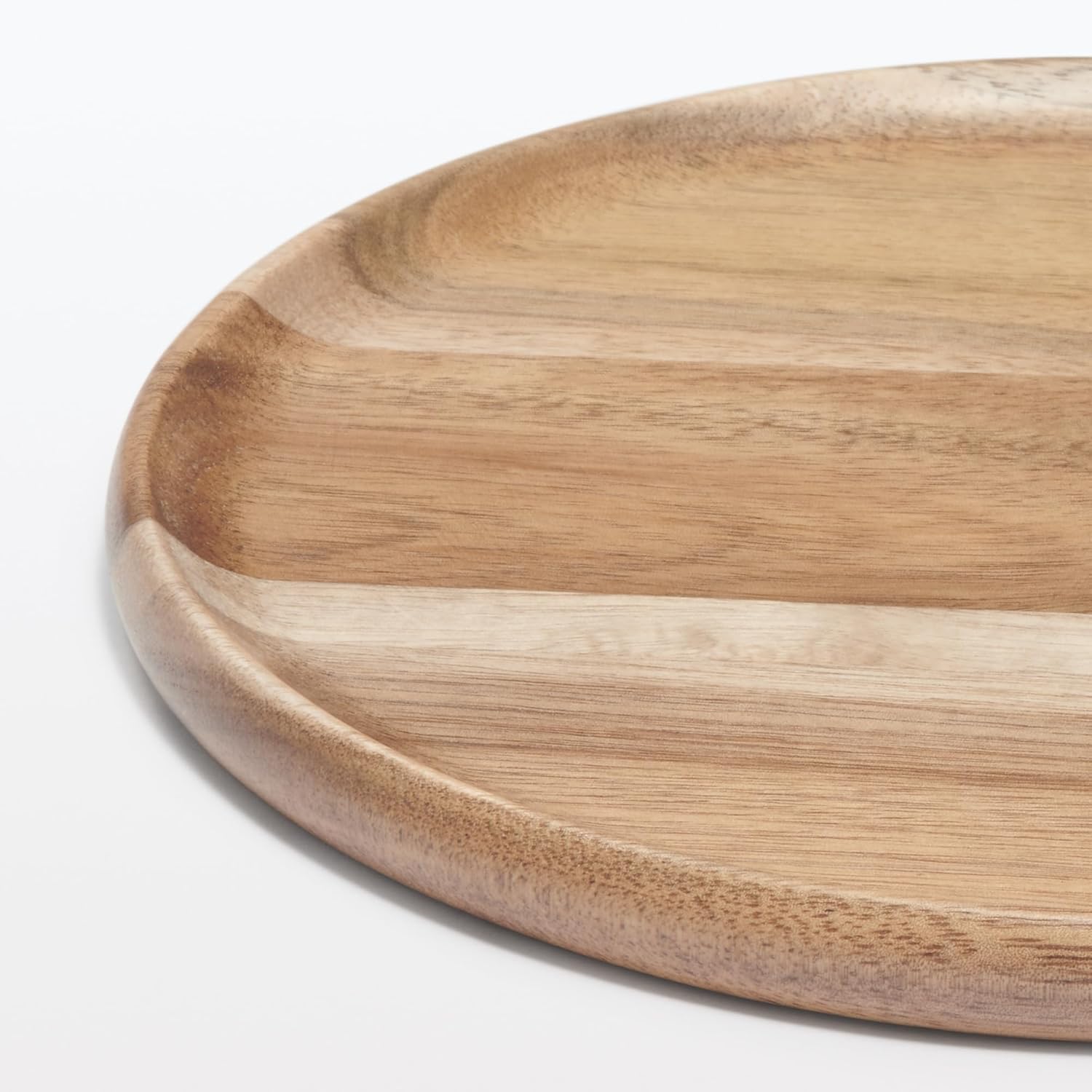 MUJI 83913304 Acacia Cutting Board, Round Shape, Approx. Diameter 8.3 x Height 0.6 inches (21 x 1.5 cm)