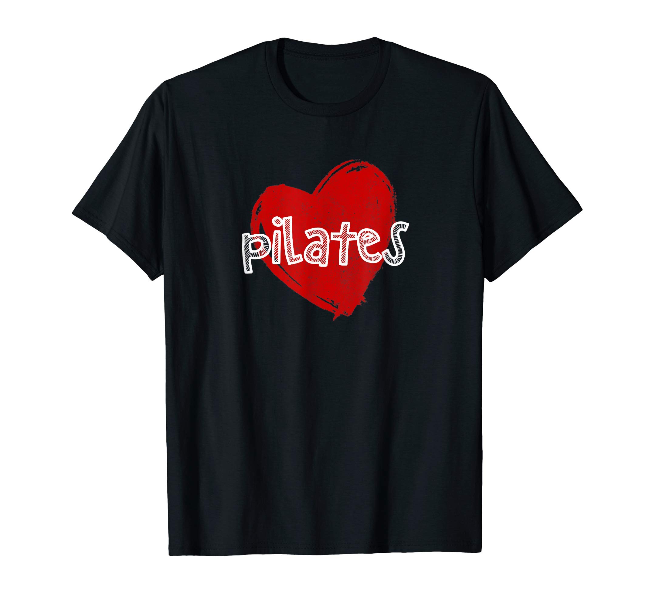 Pilates Lovers Love Funny Cute Heart Gym Teacher Pilates Class  T-Shirt