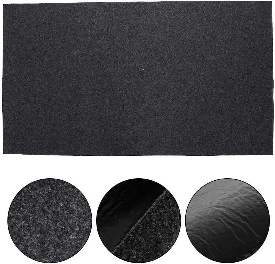 Under The Grill Mat Protective, 48.81 x 29.53inch Fireproof BBQ Floor Mat Heat Resistant BBQ Gas Grill Splatter Mat Backyard Floor Protective Rug for Home Party Outdoor Camping Patio Deck