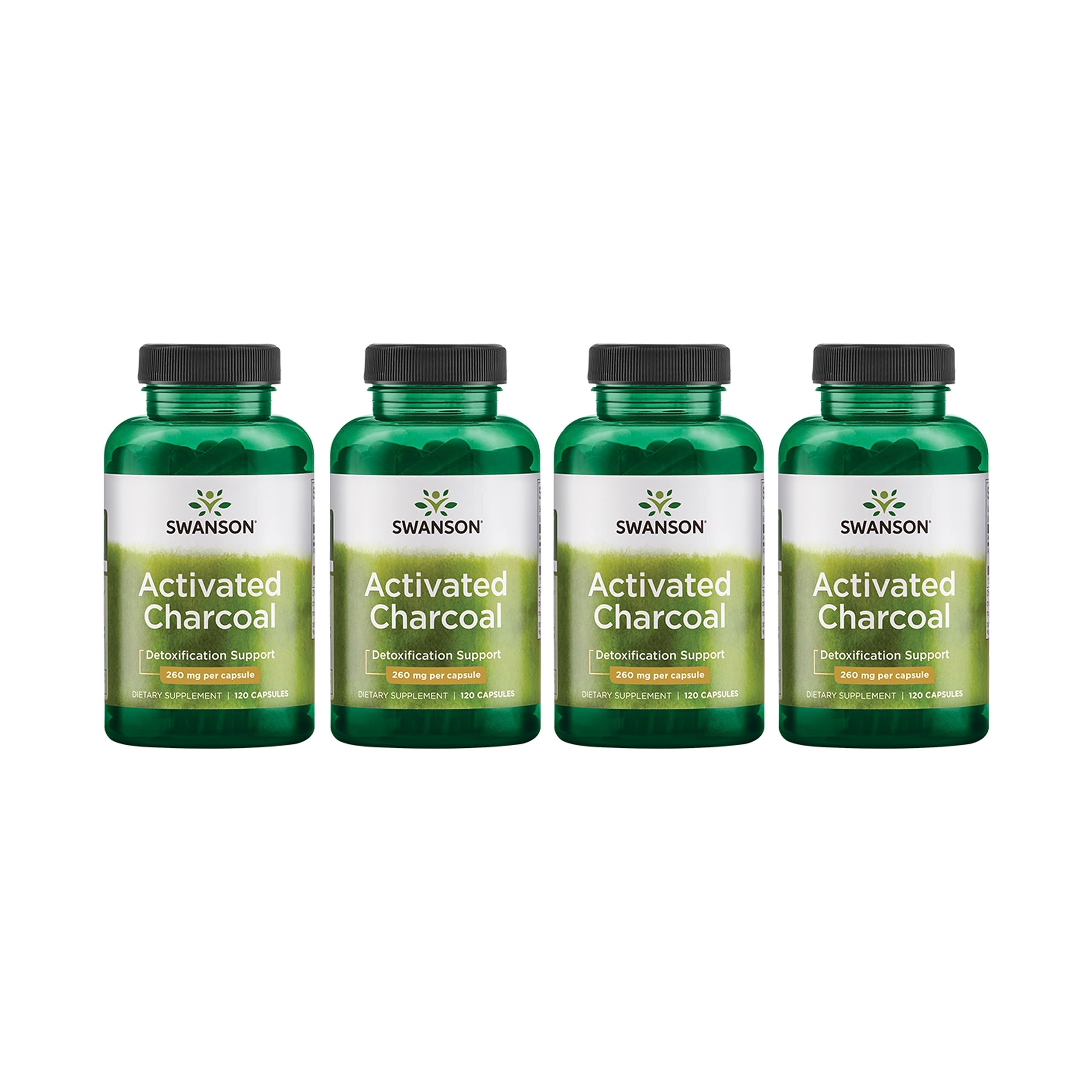 Swanson Activated Charcoal Digestive Support Supplement, 120 Count 4