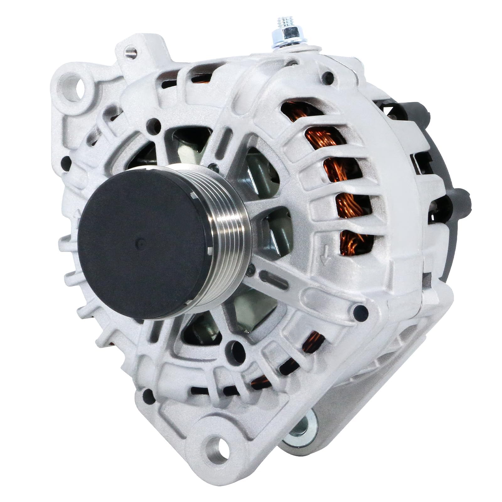 Photo 1 of 11258N New Alternator Replacement Fit for 3-PIN Nissan Altima 2007-2012 L4 2.5L Sentra 07-12, Rogue 2011 2012 2013, 13 Altima Coupe S, 12V 110Amp 400-40102 TG12C032 TG12C116 11258