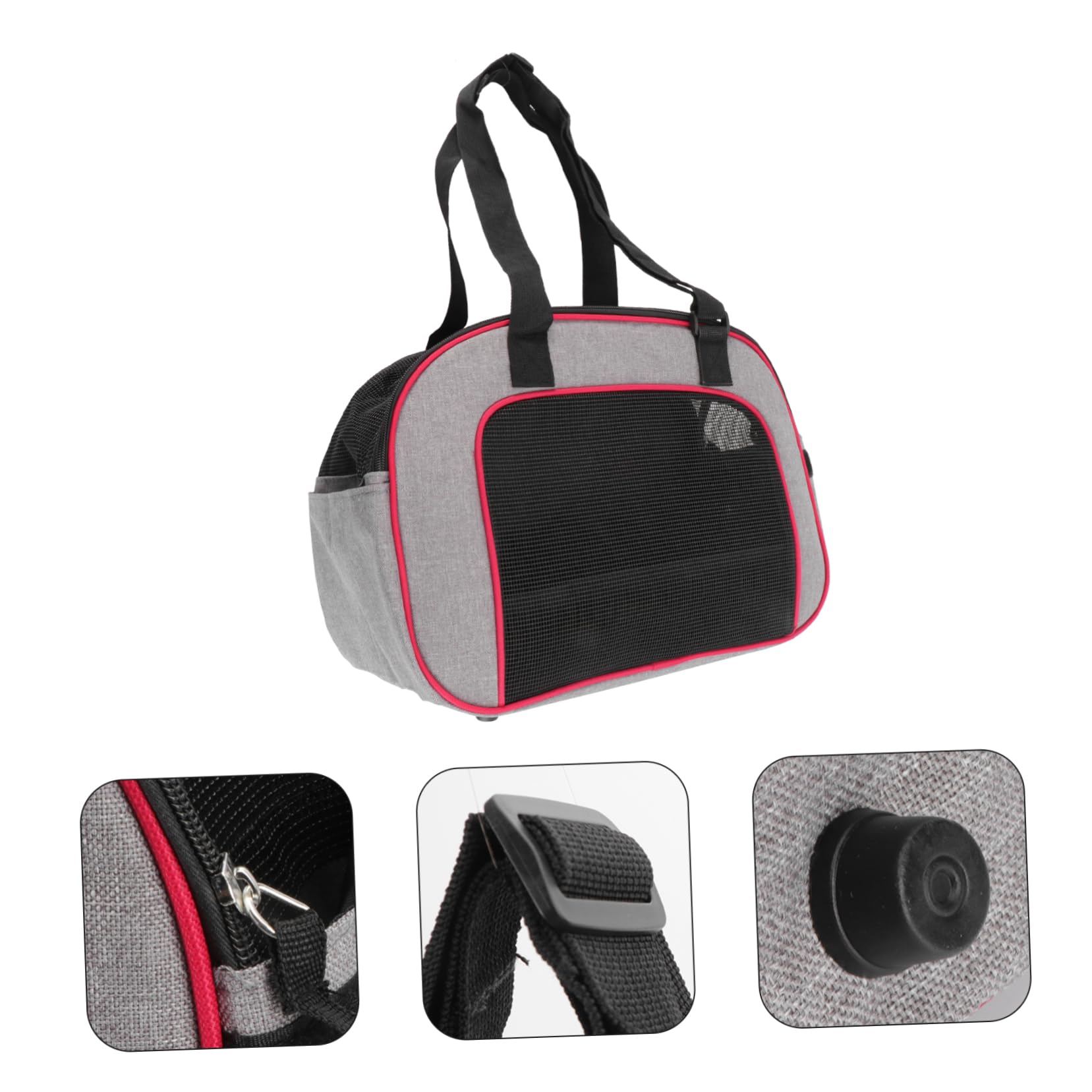 BCOATH Pet Bag Dog Cat Portable Storage Multi-Pocket Easy to Fold Outdoor Pet Accessory Organizer