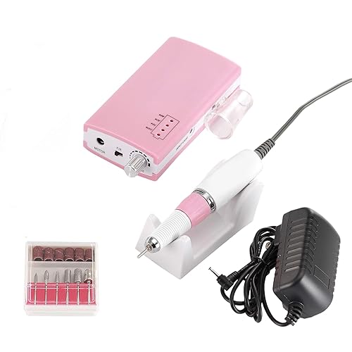 Miniatura 4 de Miss Sweet RPM30000 - Taladro de uñas portátil eléctrico, recargable, con pantalla de batería para uñas acrílicas