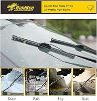 Vista 3 de Escobillas limpiaparabrisas OEM, juego de 3 escobillas limpiaparabrisas silenciosas de repuesto para automóviles para VW Volkswagen 2015-2020