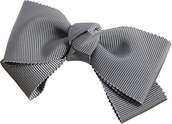 Amazon Co Jp アリサナ Arisana ヘアアクセ ヘアクリップ リボン キッズ 髪留め ヘアピン 女の子 グログランリボンピン グレー ジュエリー