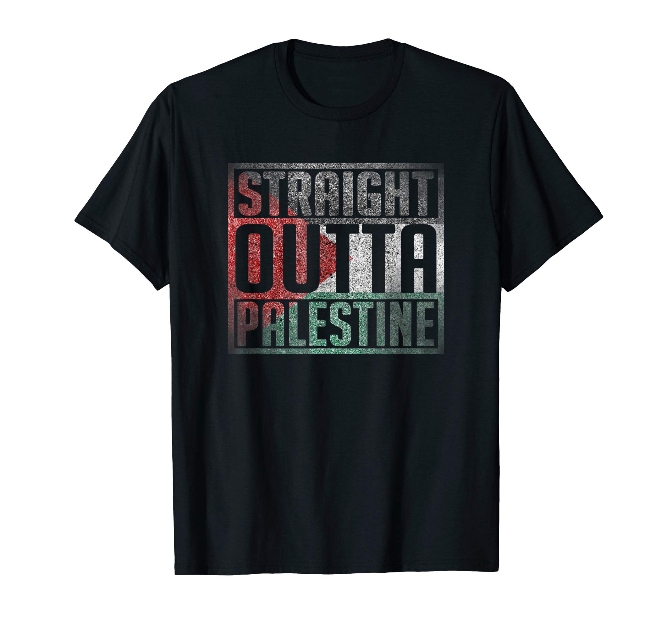 PalestineRebalWearStraight Outta Palestine, Free palestina, Palestine Flag T-Shirt