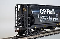 Vista 4 de Bachmann Trenes - Tolva de grano cilíndrica canadiense de 4 bahías - Pacífico canadiense - Escala HO, gris, 8