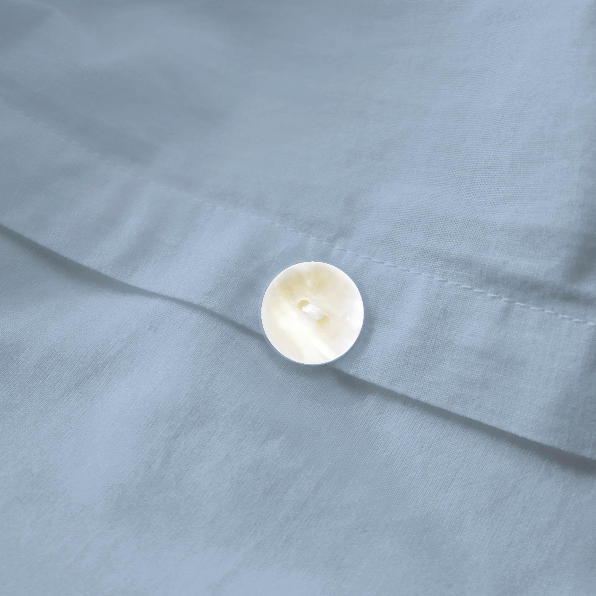 MATT & ROSE Housse de Couette Coton LAVÉ Unie 100% Coton