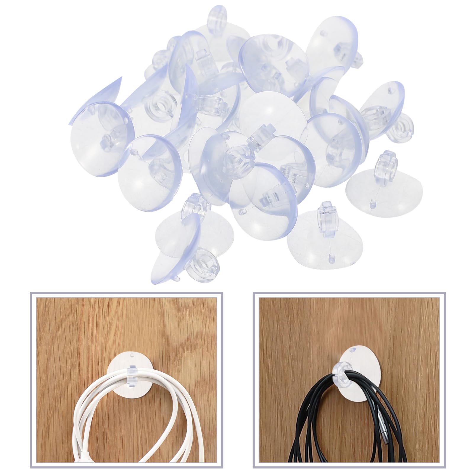 PRETYZOOM 4 Juegos Mini Ventosa Soportes De Luz De Navidad Ventosas Navideñas Suction Cup Hooks Caseta Esterior Guirnalda Luces Interior Guirnalda Luces Exterior Pinzas De Luz 200 Uds * 4
