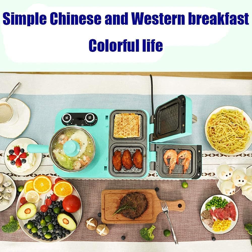 Sandwich Toastie Maker, Deep Fill Panini Presses, Detachable Non-Stick Plates Easy to Clean, Portable Induction Cooker with Nonstick Frying Pan, Casserole Pot with Lid