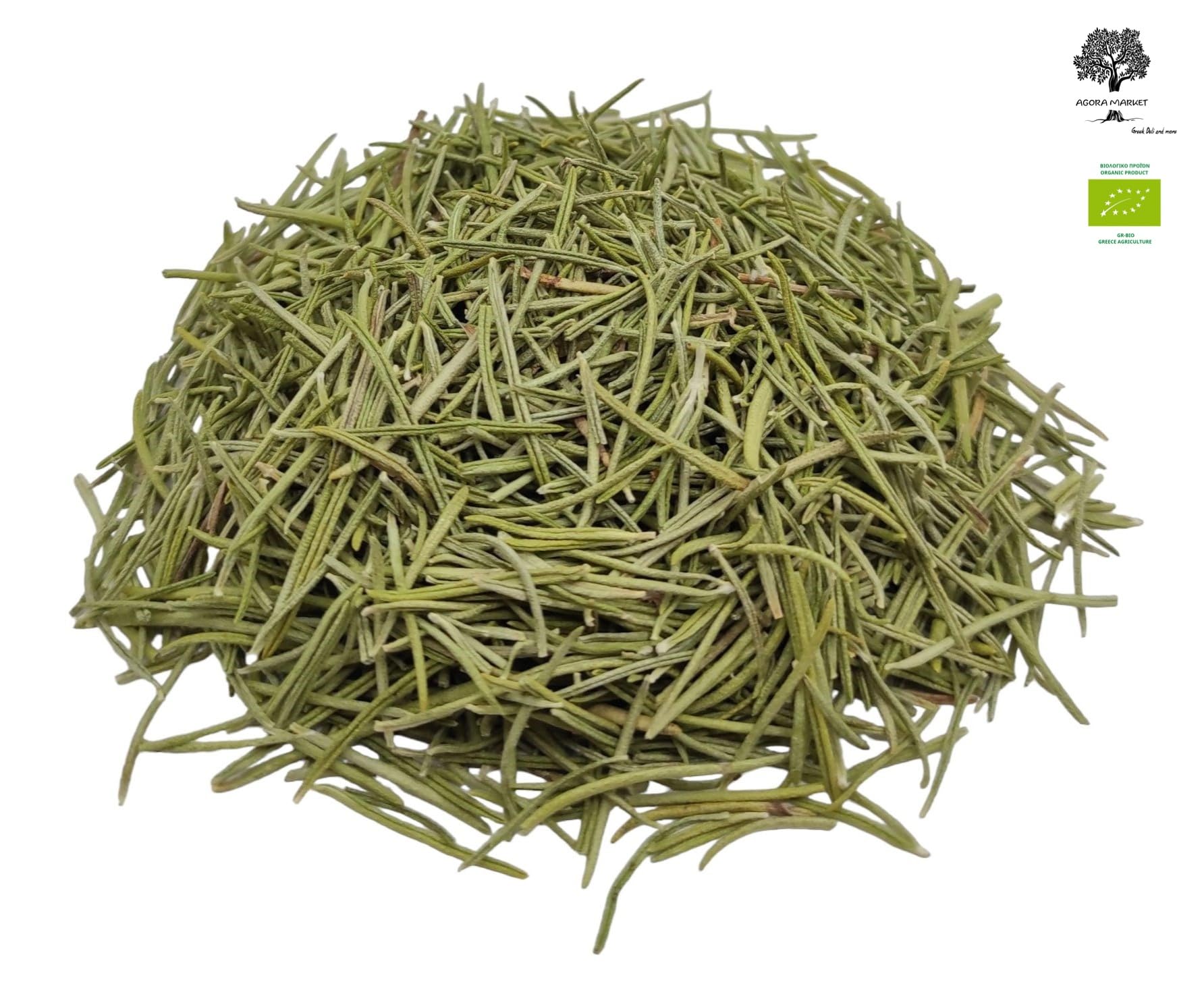 Certificado Organico Hojas De Romero Secas Griegas 85g - 1.95Kg Salvia Rosmarinus (950 gramos)