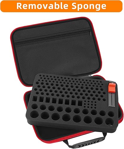 Miniatura 6 de HESPLUS Estuche organizador de batería, grande e impermeable, contenedor para más de 210 baterías AA AAA C D 9V 3V - con probador de batería BT-168,