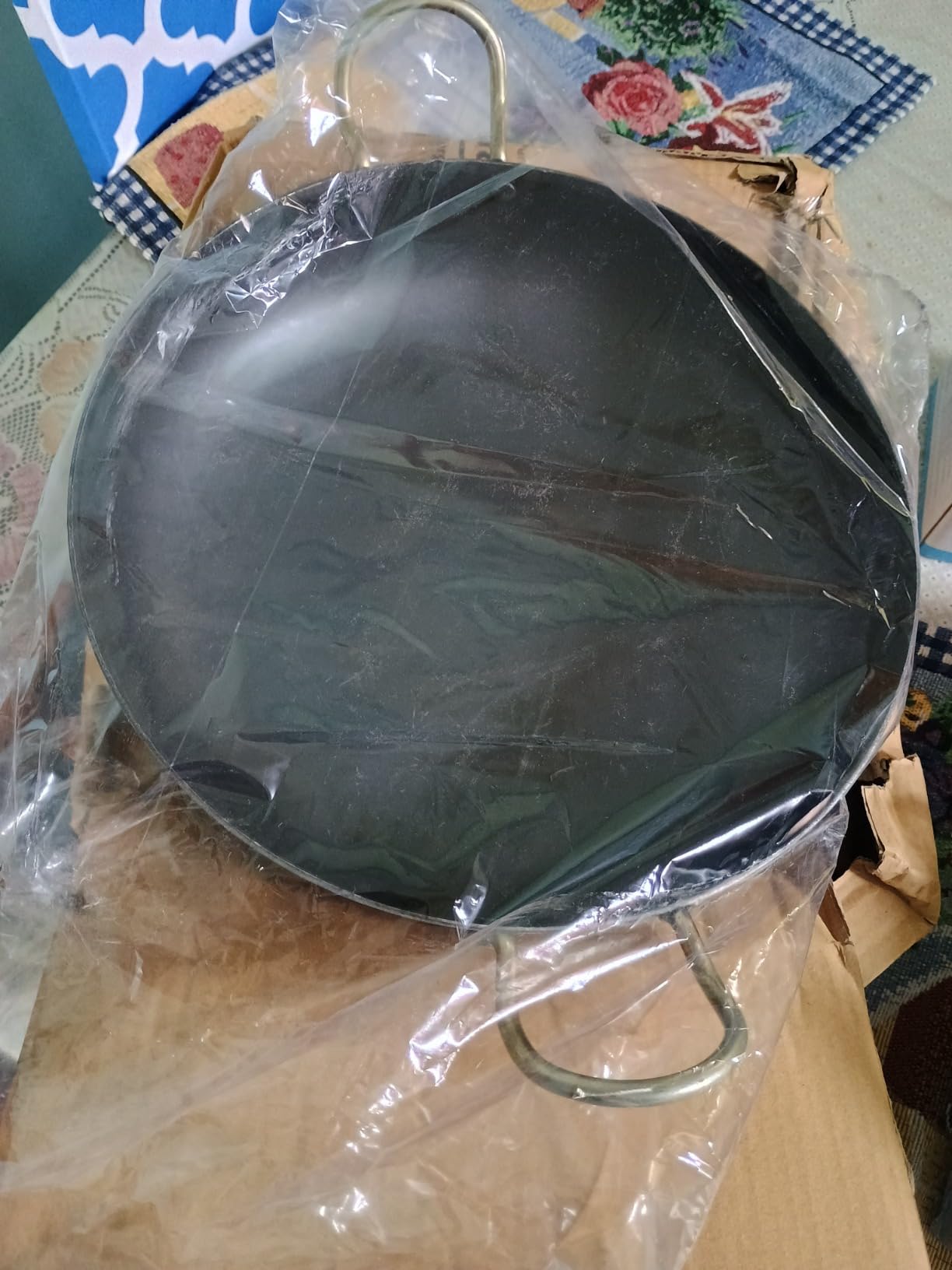 Buy PTR Iron Kadai with Induction Based Kadai with Handle Deep