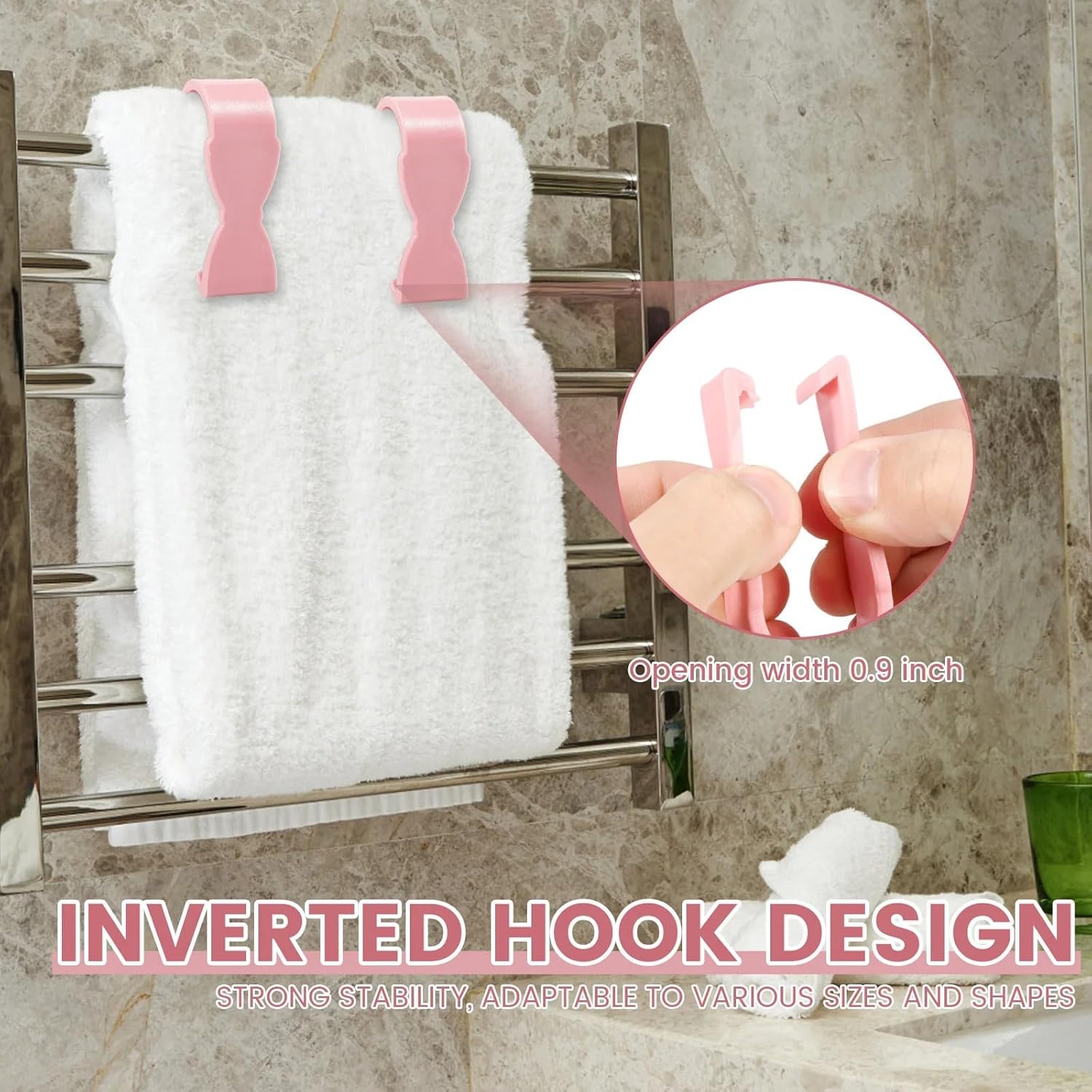 Kitchen Towel Clips 50pcs Kitchen Clips Plastic Oven Handle Bathroom Holder Floor Clamp