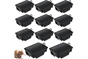 Qualirey Rat Bait Station Traps: Outdoor Pest Control Solution for Rat Elimination