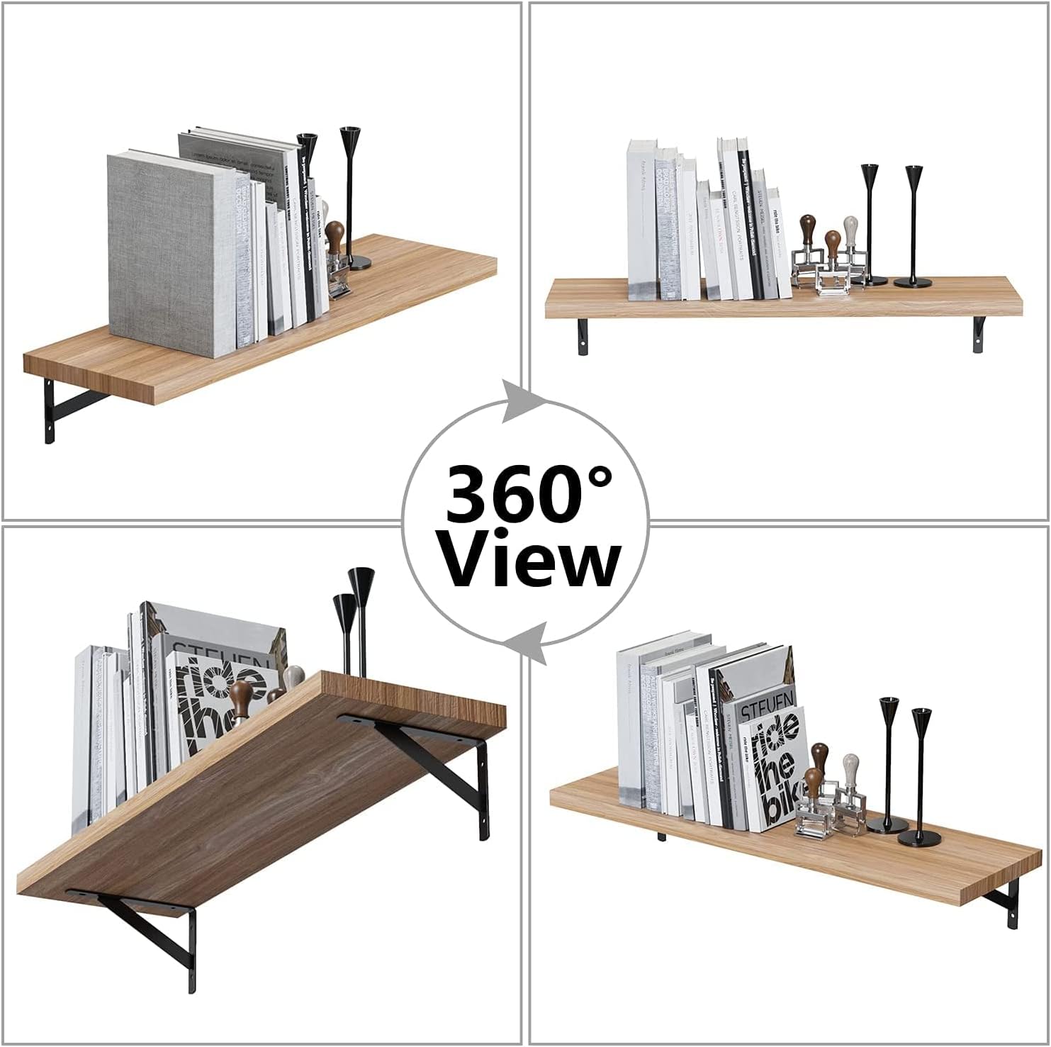 Buy 12 Inch Shelf Brackets, 10 Pack Heavy Duty L Brackets for Shelves