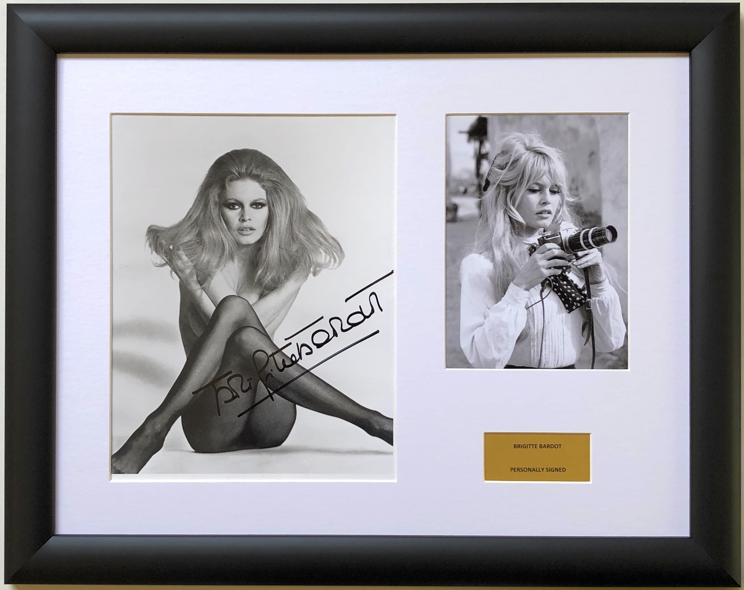 Brigitte Bardot / Signed Photo / Autograph / Framed / COA