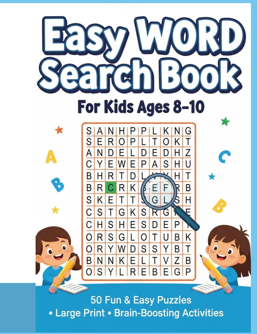 Piece of Cake Word Search For Smart kids: An Easy Word Search For Kids 8-10 To Expand Vocabulary!