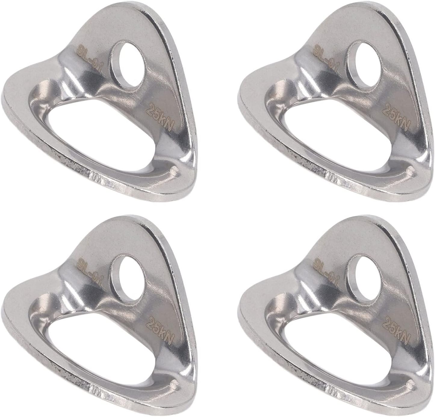 QUERTIPOL 10 Pair 25kN Bolt Hanger Stainless Steel