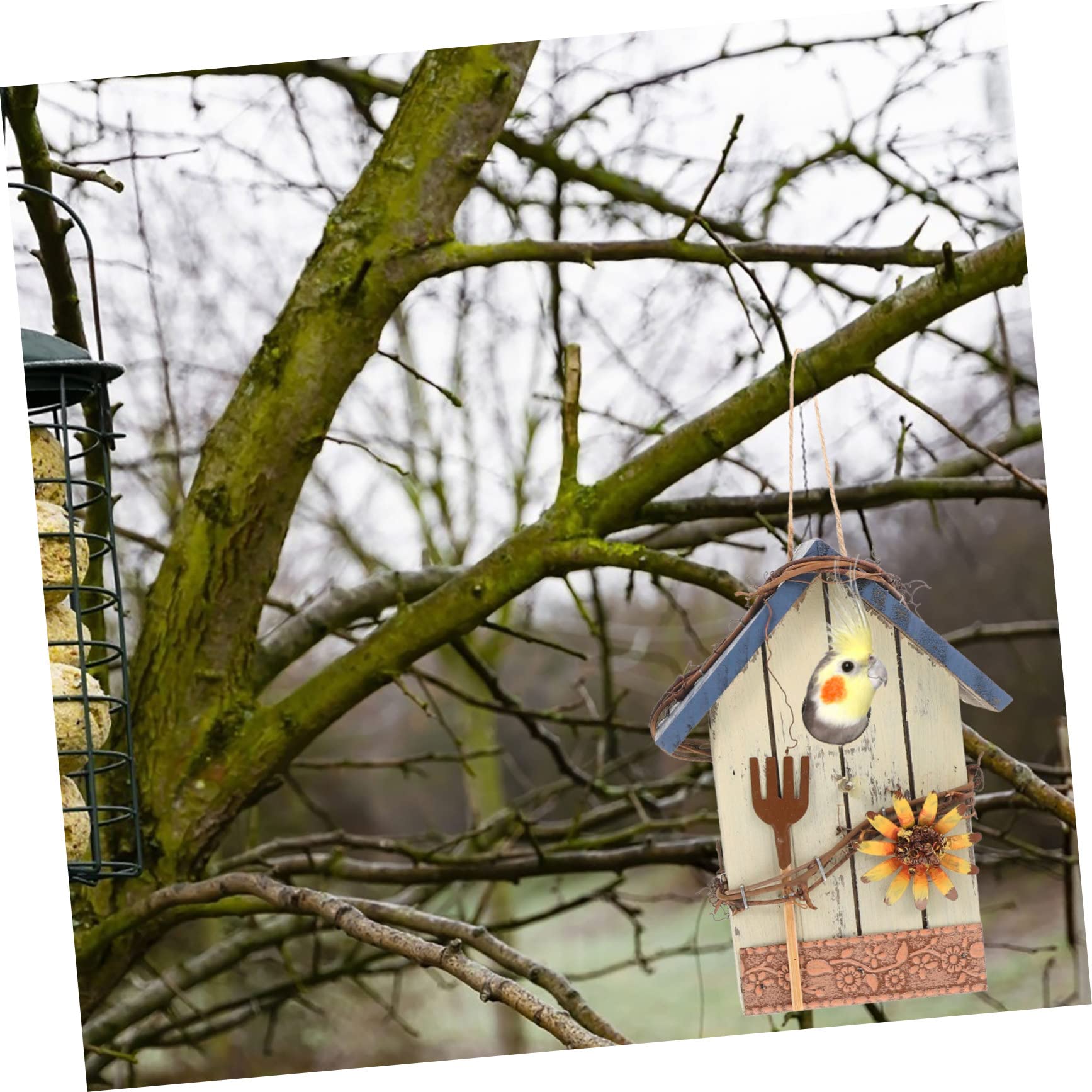 2stücke Holz Vogelhaus Für Kleine Vögel Handgefertigte Nistkästen Für Garten Und Balkon Sicheres Und Gemütliches Zuhause Für Wellensittiche Und Andere Haustiere