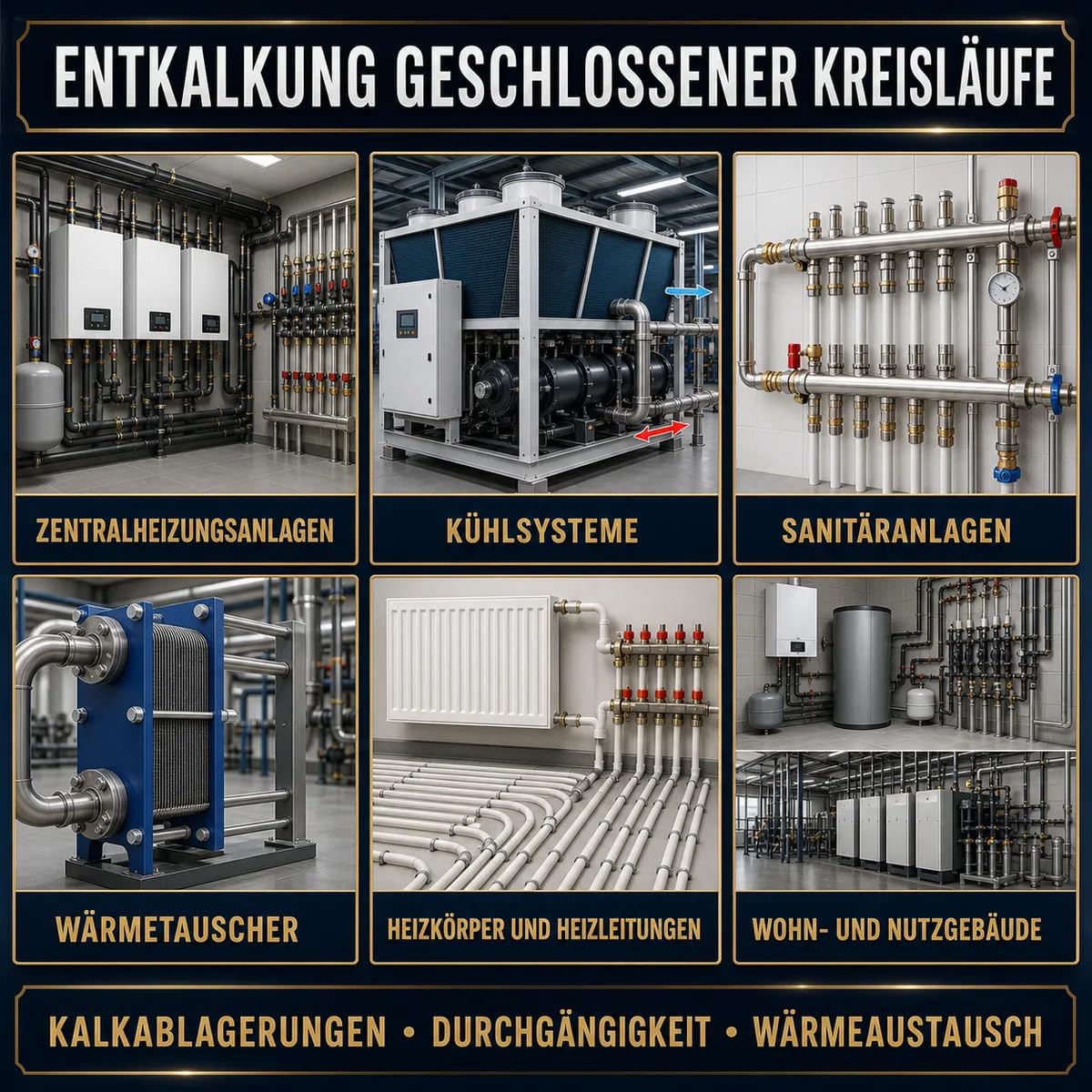 Entkalker Entkalker Waschmaschine 10 L – löst Kalk & Mineralablagerungen, für Heizung & Geräte
