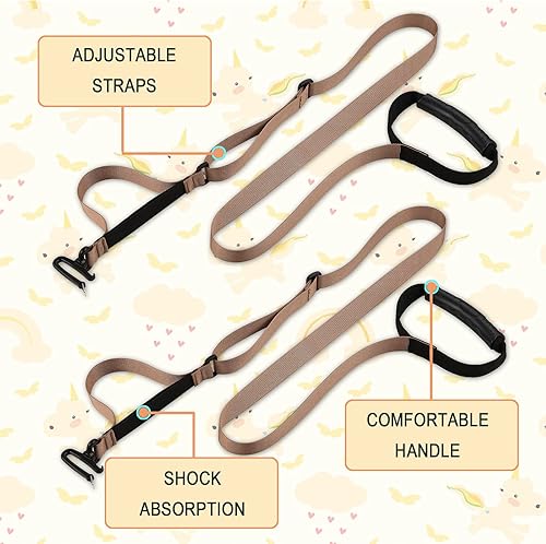 Miniatura 5 de Arnés de esquí y snowboard para niños mantener a los más pequeños seguros cuando aprenden a esquiar, entrenador de arnés de esquí para niños pequeños