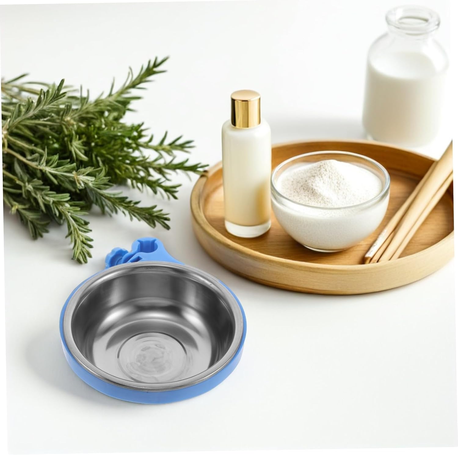 Salon Wash Basin Holder Ring for Beauty Cart, Stainless Steel