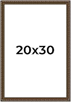 Vista 223 de Marco de fotos completo de madera dorada envejecida de 16 x 20 pulgadas con plexiglás acrílico UV, parte trasera de tablero de espuma y accesorios